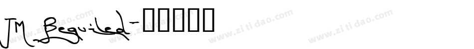 TM Beguiled字体转换